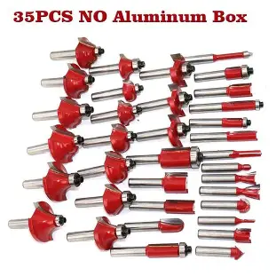 35 Pcs ROUTER BIT SET 8MM